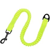 TRUE LOVE Short Elastic Bungee Leash Nylon Rope for Dog Collar Extension Shock Absorbing Retracta...
