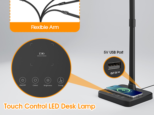 Dual Head Swing Arm Lamp Adjustable