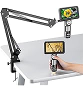 Andonstar AD115 Handheld Digital Microscope with 5" Screen for Adults Kids, Portable Coin Microsc...