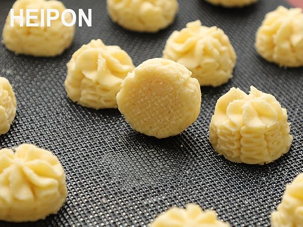 Cookies are heated more evenly during the baking process