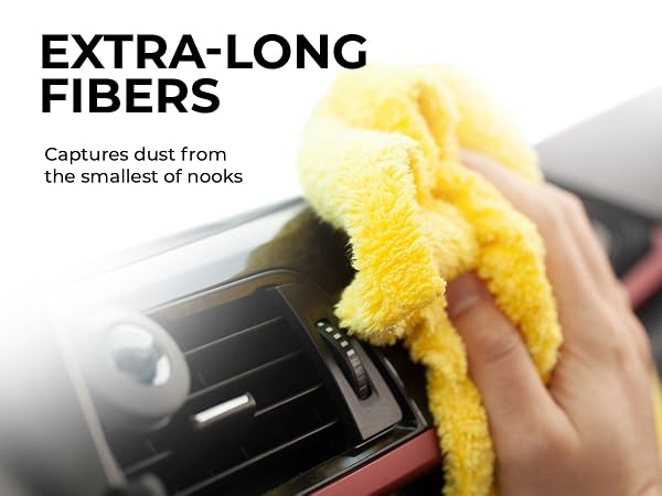 Super Soft Drying Edgeless Microfiber Towels for Cars Detailing Buffing