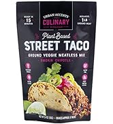 Urban Accents Plant Based Chipotle Taco Meatless Mix – Gluten Free Plant Based Protein & Mexican ...