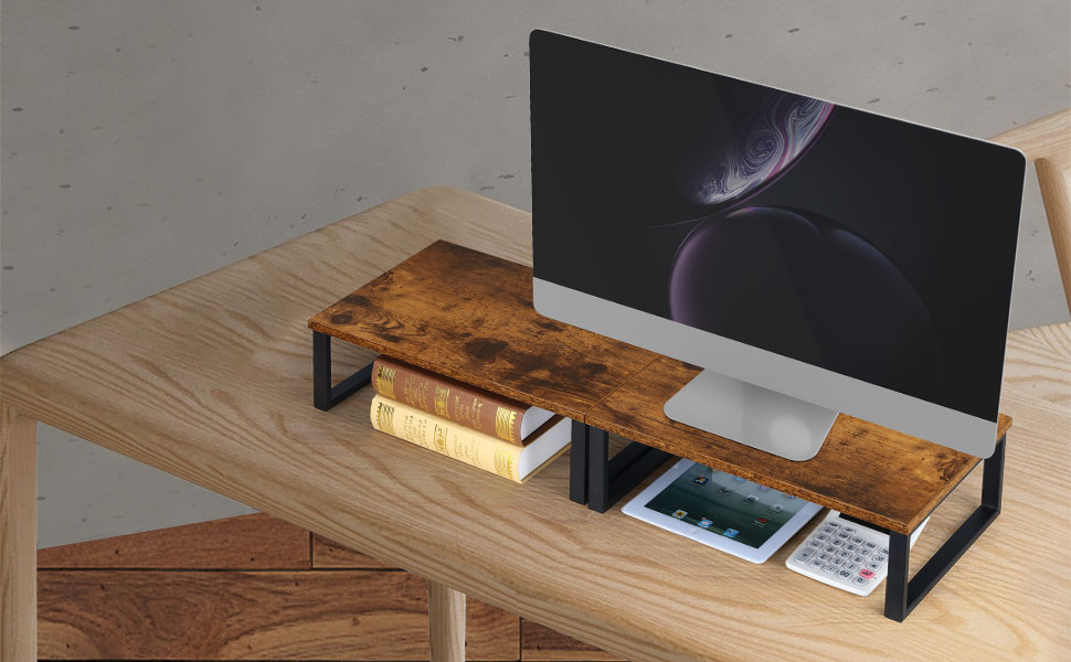 monitor stands 2 pack