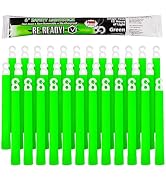 Be Ready - Industrial 12 Hour Illumination Emergency Safety Chemical Light Glow Sticks 36 Pack - ...