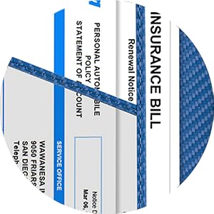 marble gray car documents holder, auto registration and insurance card holder