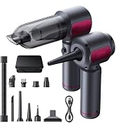 Handheld Vacuum Cleaner, 22000 Pa Cordless Car Vacuum Cleaner with 7800 mAh Battery, Brushless Mo...