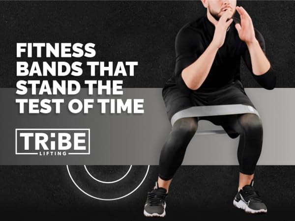 Colors of Tribe Lifting Leg Resistance Bands for Working Out