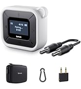 Syntech Airplane Bluetooth Transmitter Receiver for Airpods or Headphones, LED Display Dual Pairs...