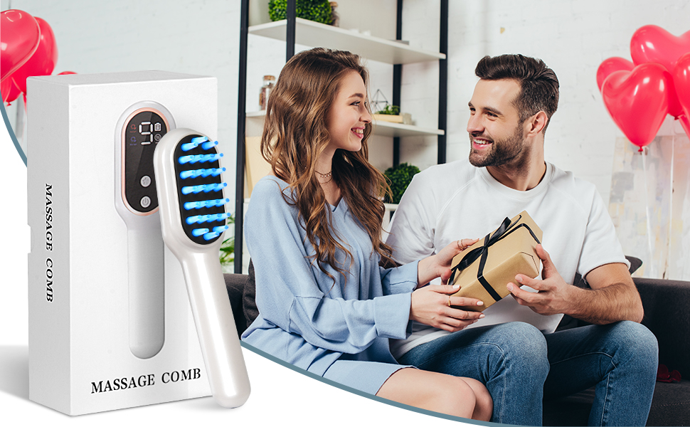 Red Light Hair Brush