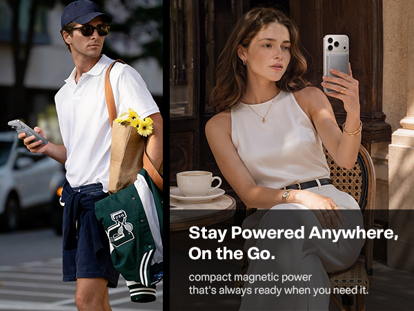 Slim Magnetic Charger,Travel Essential,Lightweight for Car; Flights,Compact Size,Easy Portability.