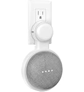 HomeMount Wall Mount for Google Home Mini or Google Nest Mini (2nd Gen),Space-Saving Outlet Holde...