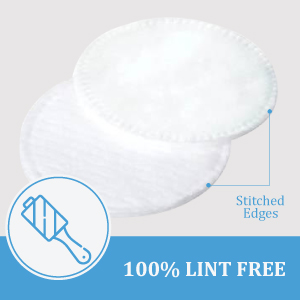 ForPro Pure & Natural Stitched Cotton Rounds 400-Count