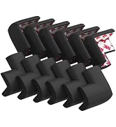 12 Pack Soft Corner Protector Baby Proofing Edge and Corner Guards, Safety Pre-Taped Rubber Foam ...