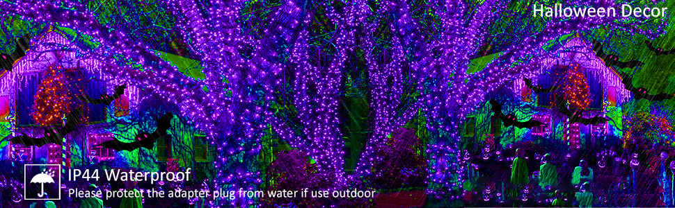 Halloween Purple Lights