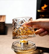 Rotating Whiskey Glass