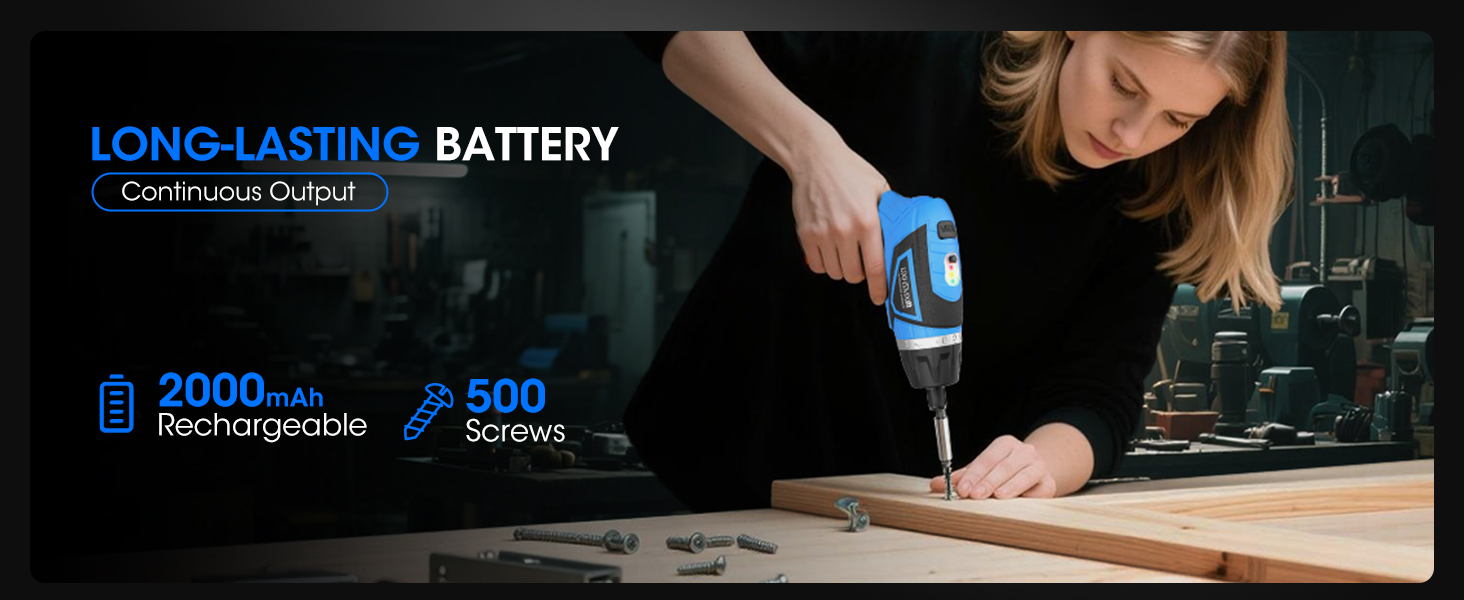 Rechargeable cordless screwdrivers