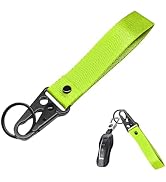 Wevdn Car Key Chain, Fabric Metal Practical Multifunctional Motorcycle Keychain, Anti-Lost Keycha...