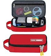 ECHSRT Large Pencil Case, Aesthetic Pen Pouch with Big Capacity, Minimalist Portable Stationery B...
