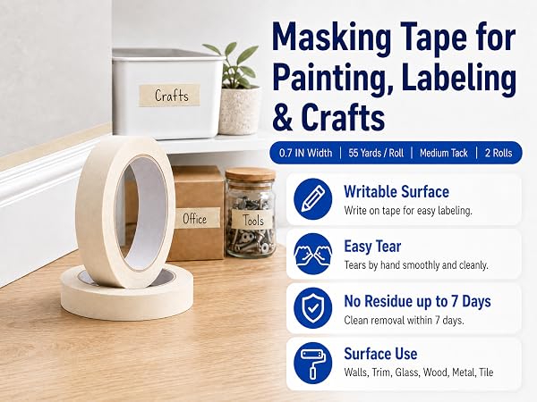 White Masking Tape