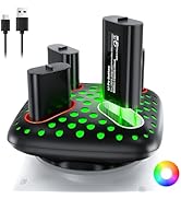 Rechargeable Battery Packs for Xbox Controller, 4X5180mWh Xbox Series X|S, One S/X/Elite Controll...
