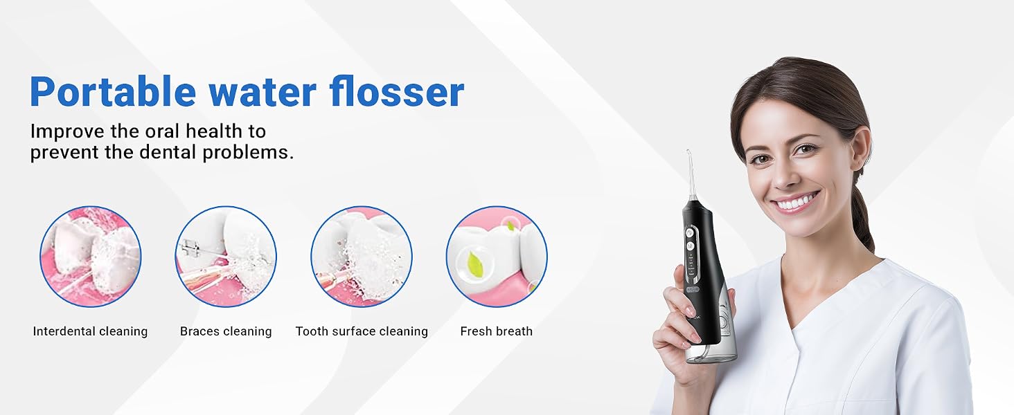R REVA Dental Water Flosser - M209