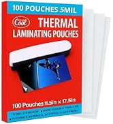 5mil thickness 11.5x17.5 inches size thermal laminating pouches 100 count