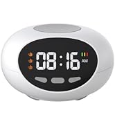 CallToU Talking Clock for Blind Elderly Seniors, Voice Recordable Reminder Clock with Time Date D...