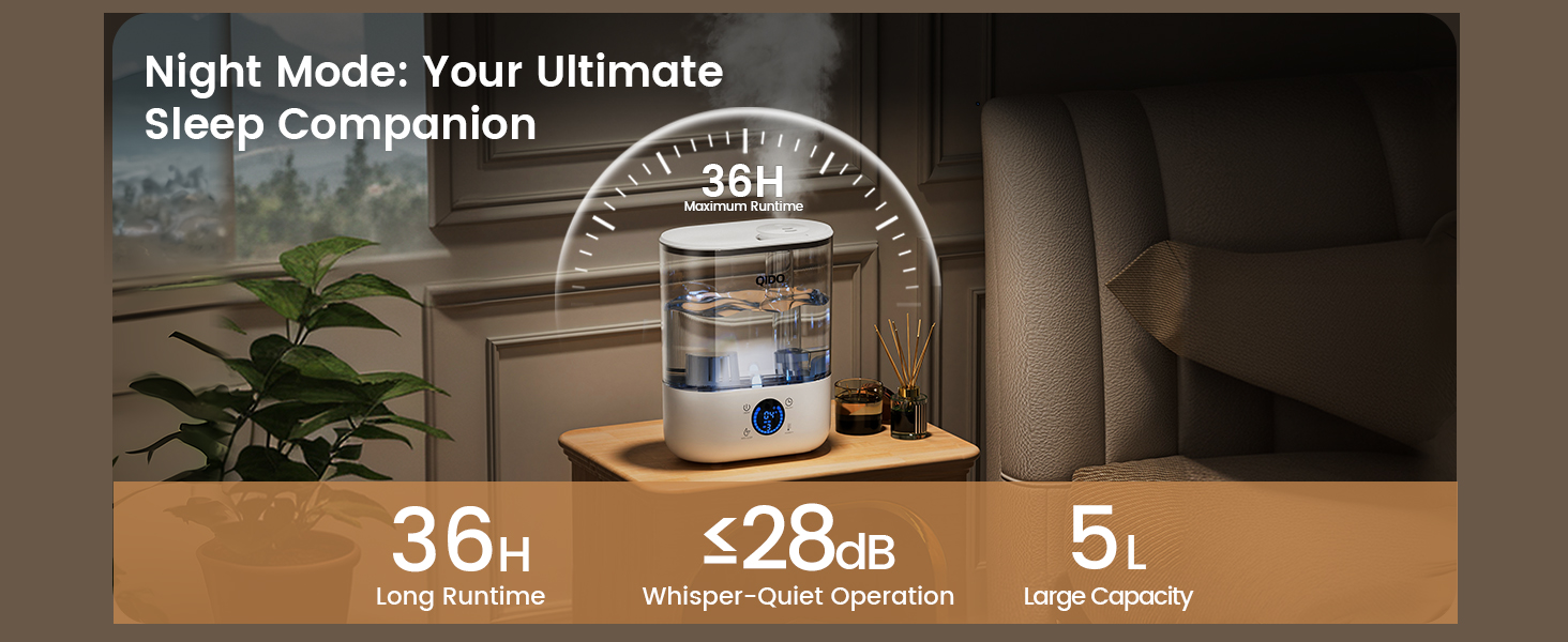 Top Fill Humidifiers for Bedroom