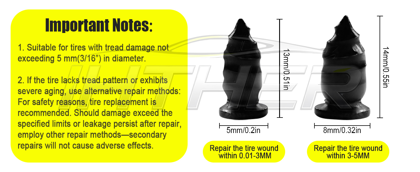 Tire Repair Rubber Nail Tire Puncture Repair