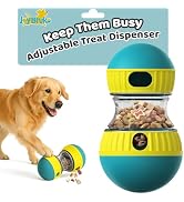 JoyBruko Interactive Dog Treat Puzzle Toys Food Dispensing Enrichment | Rolling Fun & Kibble Rewa...