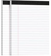 2pcs Legal Pads 8.5 x 11, Notepads 8.5 x 11 Inch, White Note Pads Clear Print Writing Pads of Pap...
