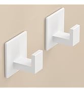 VINHOLD Adhesive Shower Hooks, Towel Hooks for Hanging Robe, Coat, Hat, Loofah, Heavy Duty Wall H...