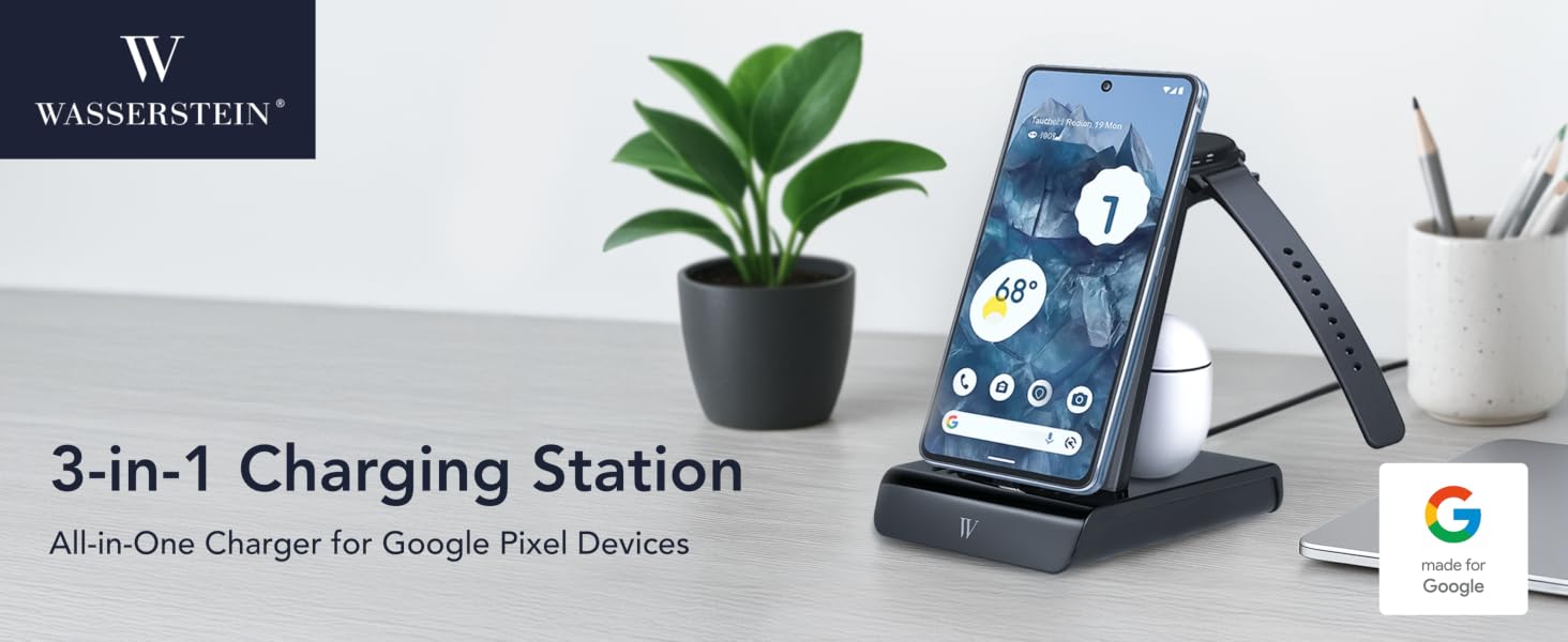 3-in-1 Charging Station all-in-one charger for google pixel devices