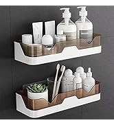 MRPAPA Bathroom Organizer Shower Caddy 2 Pack Wall Mounted Bath Shelves Kitchen Organization and ...