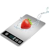 YFL Food Scale, 33lb Digital Kitchen Scale Weight Grams and Oz 1g/0.1oz Precise Graduation,Waterp...