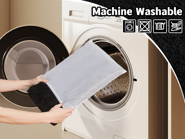 washable bath rug