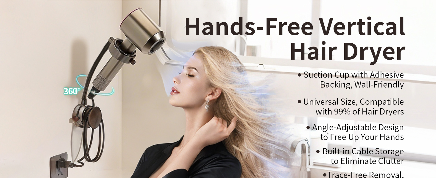 Hands-Free VerticalHair Dryer