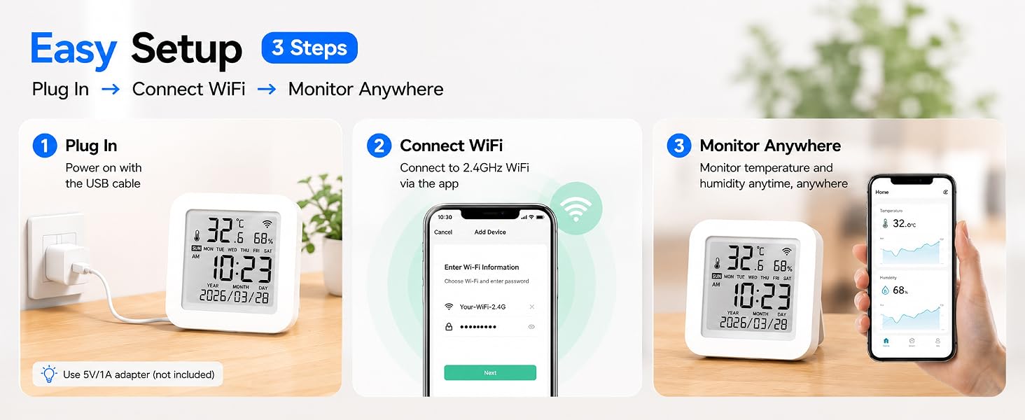 wifi indoor thermometer