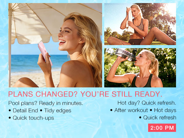 Bikini Trimmer for Women Dual Heads,Gentle Electric Razor Bikini Line,Underarms,Legs,Facial USB-C