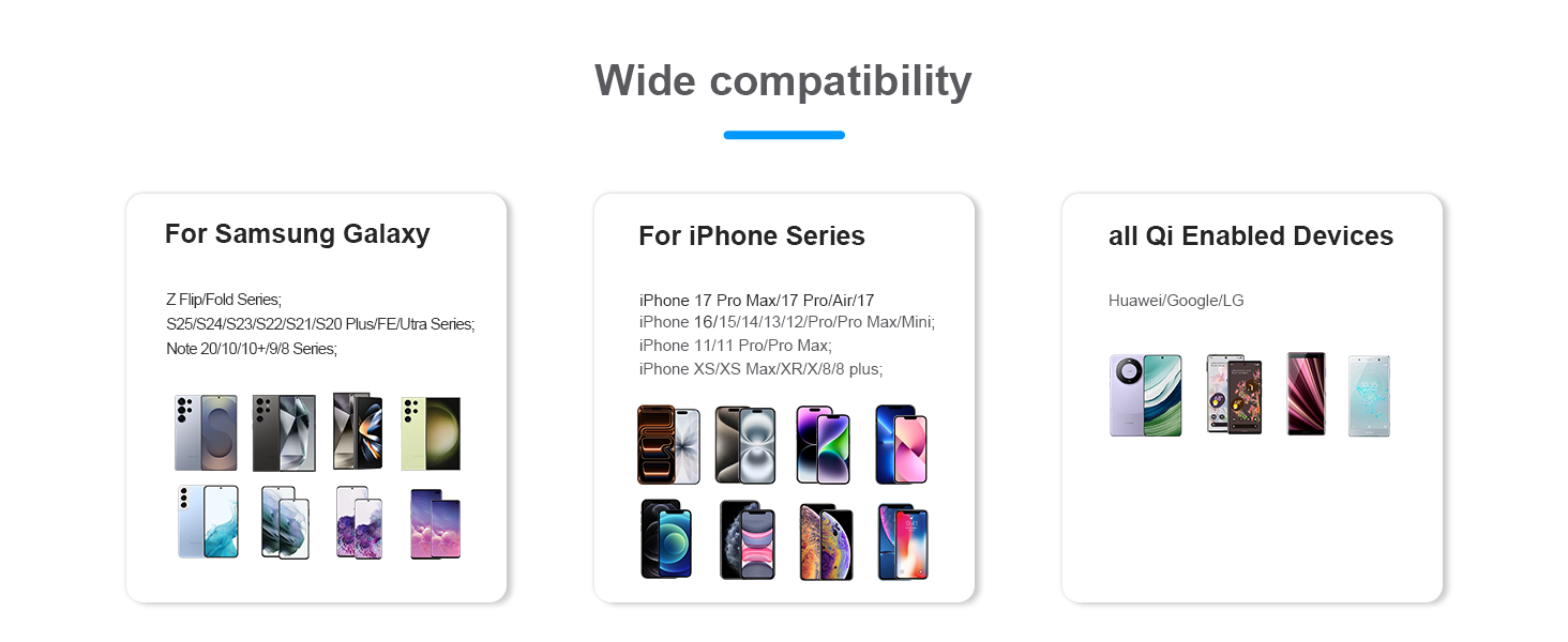 wireless charger for iphone 17