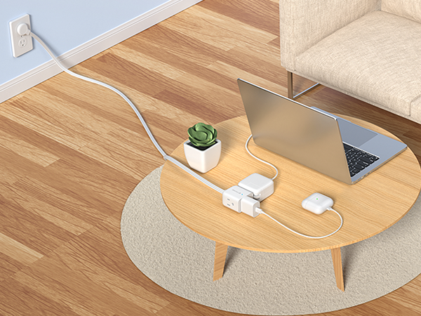 power cord extension right angled