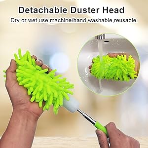 Two Chenille and two fiber dusters 2