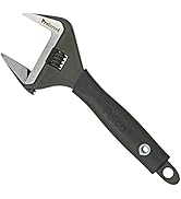 Proferred Plumbing Adjustable Wrench, Black Phosphate Finish, 4 Available Size Options 6-inch, 8-...