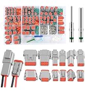 Nilight 2/3/4/6/8/12 PIN DT Connector Kit Waterproof Electrical Wire Connector with Size 16 Solid...