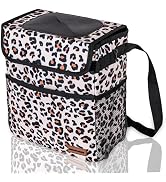 SIBOFUEGO Cute Car Trash Can with Lid - Leak Proof Car Trash Bag Hanging Waterproof Car Garbage C...