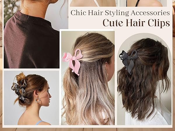 Cute Bow Claw Clips