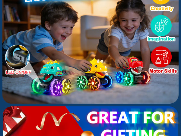 dinosaur monster truck dinosaur truck dino cars toys dinosaur toddler toys 1 2 3 year old boys