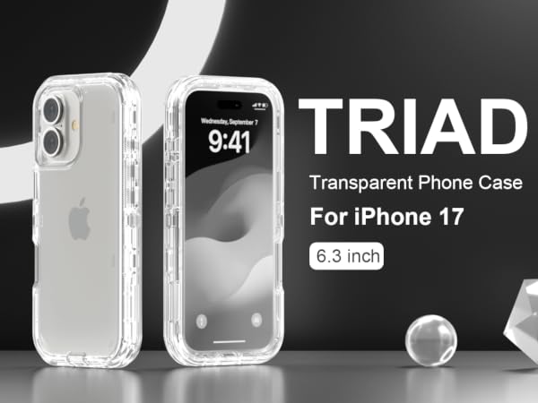 Compatible for iPhone 17 Clear