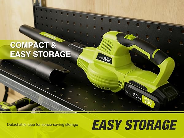 SnapFresh 20V Cordless Leaf Blower