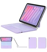 ZYNTHRALIX for iPad mini 7 (A17 Pro, 2024) & Mini 6 (2021) Case with Keyboard, 11-Color Backlit, ...